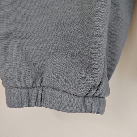 Alexander Wang T Puff Logo Crop Sweatpants Structured Terry Size Small Asphalt - Picture 10 of 16